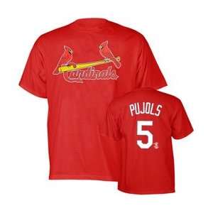  Albert Pujols Majestic Athletic Youth Player ID T Shirt 