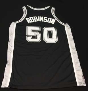 David Robinson Autographed Game Worn Spurs Jersey   2002 2003 
