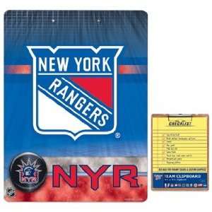 NHL New York Rangers Clipboard