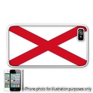  Alabama State Flag Apple Iphone 4 4s Case Cover White 