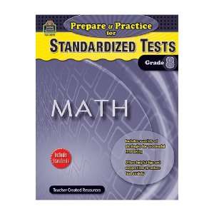  BOOK PREPARE STD TEST MATH GR8 Toys & Games