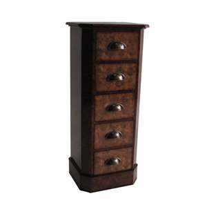 Cheungs Rattan FP 2446 Tall Chest Decorative Storage Cabinet,  