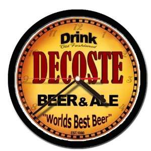  DECOSTE beer ale cerveza wall clock: Everything Else