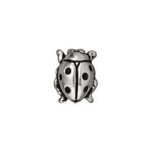  Lady Bug Bead  Silver Finish: Arts, Crafts & Sewing