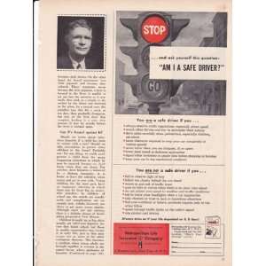 Metropolitan Life Insurance Company Am I A Safe Driver 1957 Original 