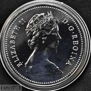 1980 Canada $1 Silver Dollar Arctic Territories  