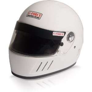   Pro Eliminator White Large SA10 Full Face Racing Helmet: Automotive