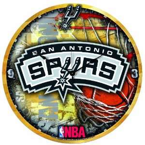   NBA San Antonio Spurs 18 Inch High Definition Clock: Sports & Outdoors