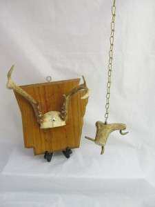 Deer Antlers Horn Hanging Plaque Coat Hat Rack Mount  