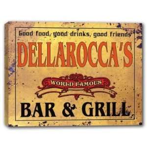  DELLAROCCAS Family Name World Famous Bar & Grill 