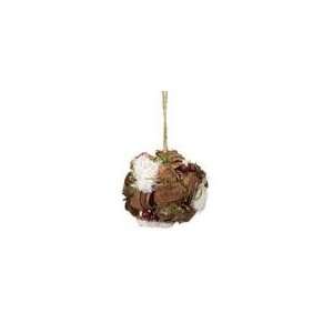   Lodge Moss and Rattan Berry Christmas Ball Ornament: Home & Kitchen