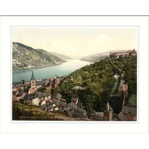  Bacharach and ruins of Stahleck the Rhine Germany, c 