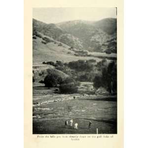 1913 Print Golf Course Links Avalon Santa Catalina Island California 