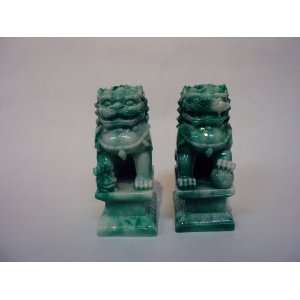  Small Green Foo Dog Guards Against All Evil Spirits and 