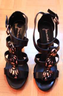 JEAN MICHEL CAZABAT Delicio HEEL Shoes SANDALS Upper LEATHER 38 $285 