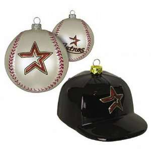 Houston Astros Double Ornament Set