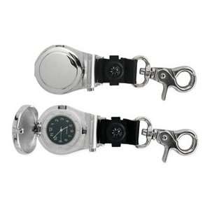 Nickel plated Compass and Sailors Clip Watch Jewelry