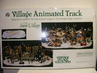 Village Animated Track Snow/Heritage Village Collection Department 56 