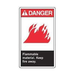  Sign,flammable Material,10x7in   LAB SAFETY SUPPLY Office 
