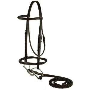  Gatsby Leather 104 H Plain Snaffle Bridle: Sports 