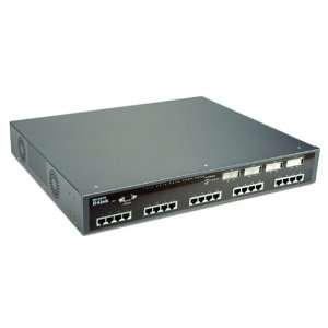  D Link Systems DGS 3224TG 20 Port 1Gbps Ethernet Switch 