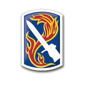 United States Army 198th Infantry Brigade Patch Decal Sticker 3.8 6 