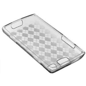  Clear Diamond Pattern TPU Skin Case For Samsung Focus Flash 
