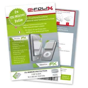 atFoliX FX Mirror Stylish screen protector for Nokia N73 Music Edition 