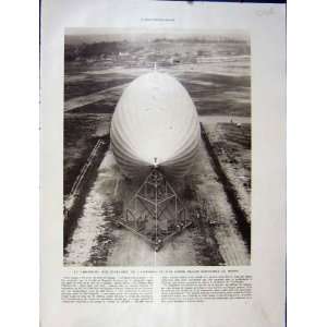  Dirigeable Balloon Zeppelin Grotto Herault French 1931 
