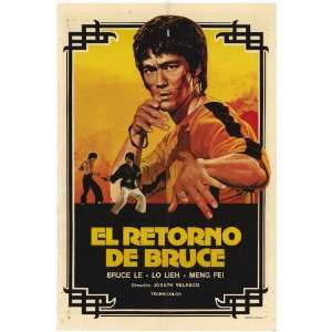  The Return of Bruce Poster Argentine 27x40 Bruce Le Fei 
