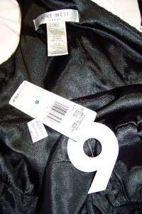 NINE WEST 8 DRESS REHEARSAL BLACK LACE/SILK COCKTAIL DRESS 8 NWT $ 