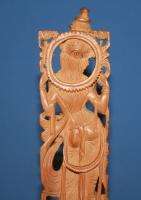 Vintage Asian Hindu Hand Carved Wood Shiva Sculpture  