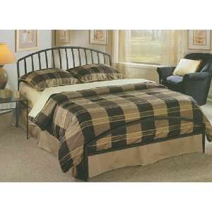  Old Towne Full Textured Black Complete Bed