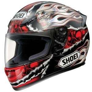  Shoei RF 1000 Sever Helmet   Large/Black/Red Automotive