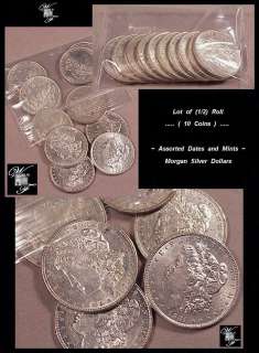 Pre 1921 ~ Morgan Silver Dollars (10 Coins) XF/AU  