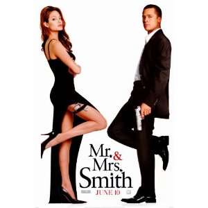  Mr. and Mrs. Smith Poster Movie B 11x17