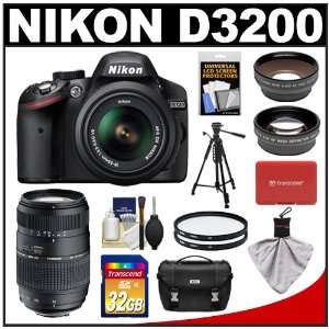  Nikon D3200 Digital SLR Camera & 18 55mm G VR DX AF S Zoom 