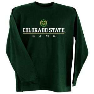  Cadre Colorado State Rams Embroidered Long Sleeve Tee 