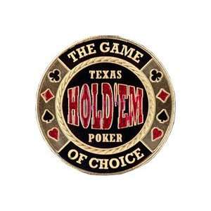  Texas Holdem Poker Card Guard Protector: Sports & Outdoors