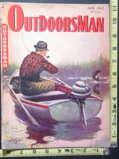 May   June 1943 WWII Outdoorsman Magazine  