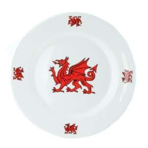  Redflections 8 Welsh Dragon Plate Bone China New