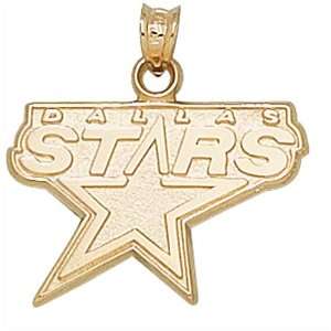  Logoart Dallas Stars 10K Gold Pendant