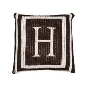 personalized pillow with monogram and double border