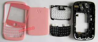 Full Housing Cover Case for Blackberry Curve 8520 Pink  