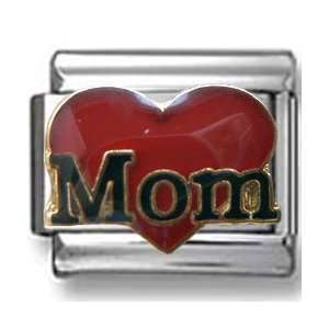  Mom Heart Italian charm: Jewelry