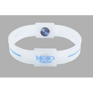  MOJO MAX 7 Double Holographic Wristband Clear / Blue 