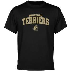  Wofford Terriers Black Mascot Arch T shirt  Sports 