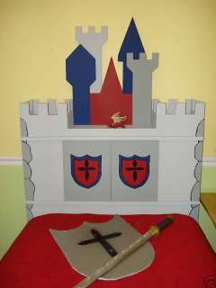 MAGICAL CASTLE PLAYHOUSE HEADBOARD TWIN BED HANDCRAFTED  