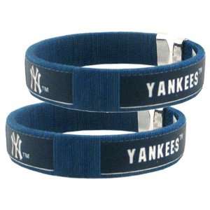   New York Yankees   MLB Fan Band Bracelet (2 Pack): Sports & Outdoors