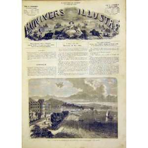    Nice View English Promenade French Print 1866